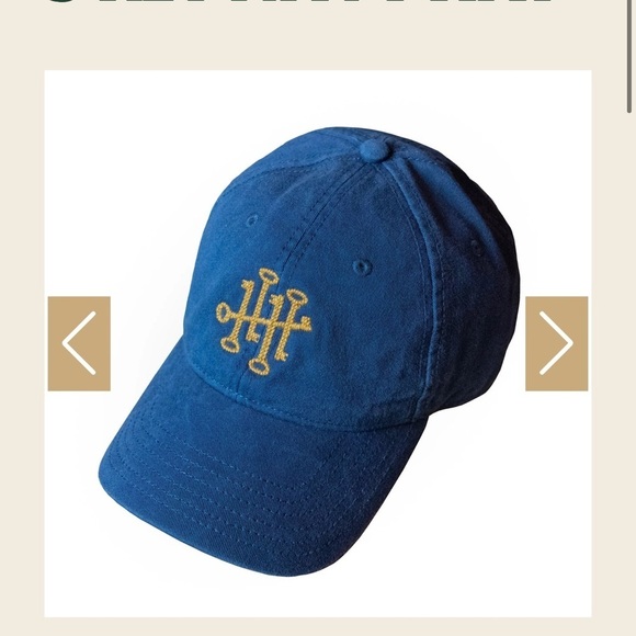harding lane Accessories - Harding Lane needlepoint navy blue with gold brown 5 skeleton key design O/S